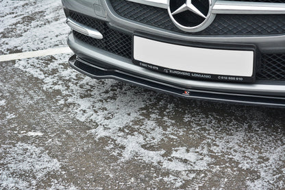 Front Ansatz V.1 für Mercedes SLK R172  schwarz Hochglanz