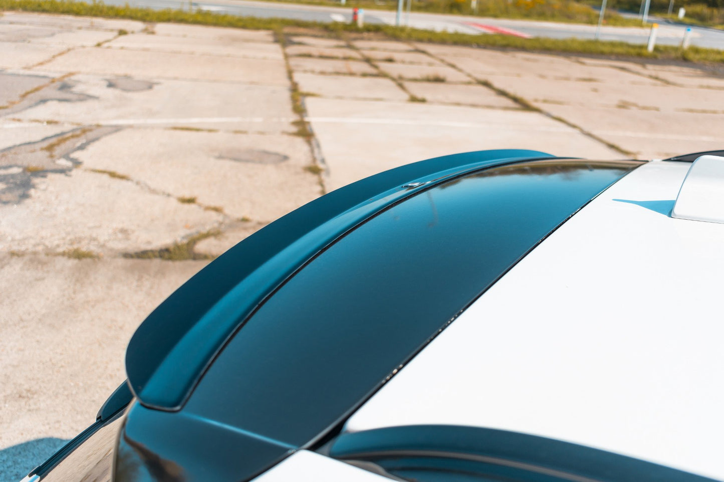 Spoiler CAP für BMW X3 F25 M-Paket Facelift  schwarz Hochglanz