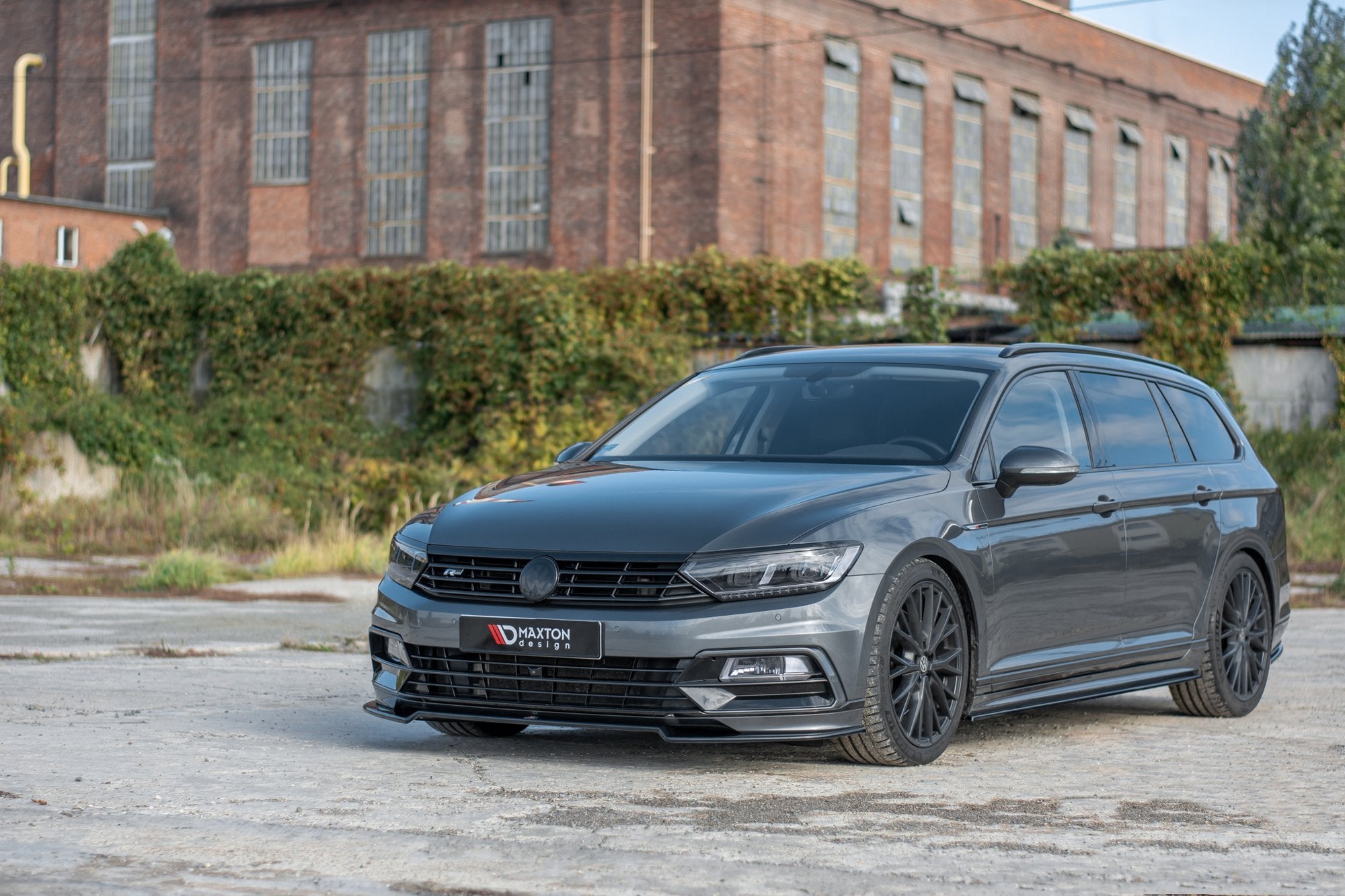 Front Ansatz V.2 für Volkswagen Passat R-Line B8 Carbon Look