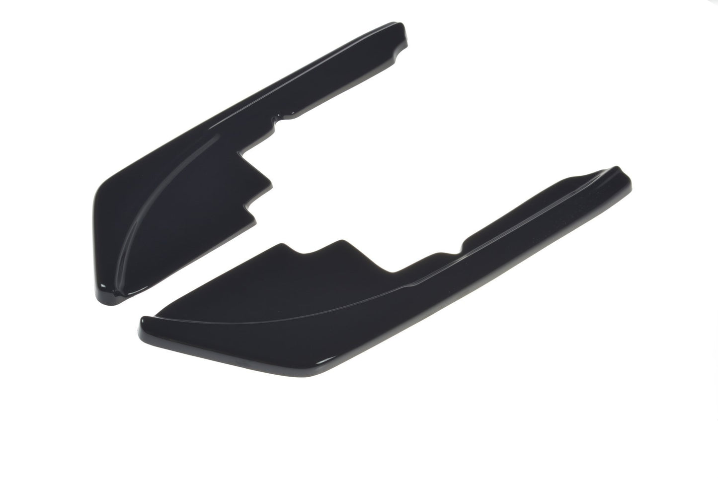 Heck Ansatz Flaps Diffusor für Peugeot 508 SW Mk2 schwarz matt