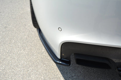 Heck Ansatz Flaps Diffusor für BMW 6er Gran Coupé M Paket Carbon Look