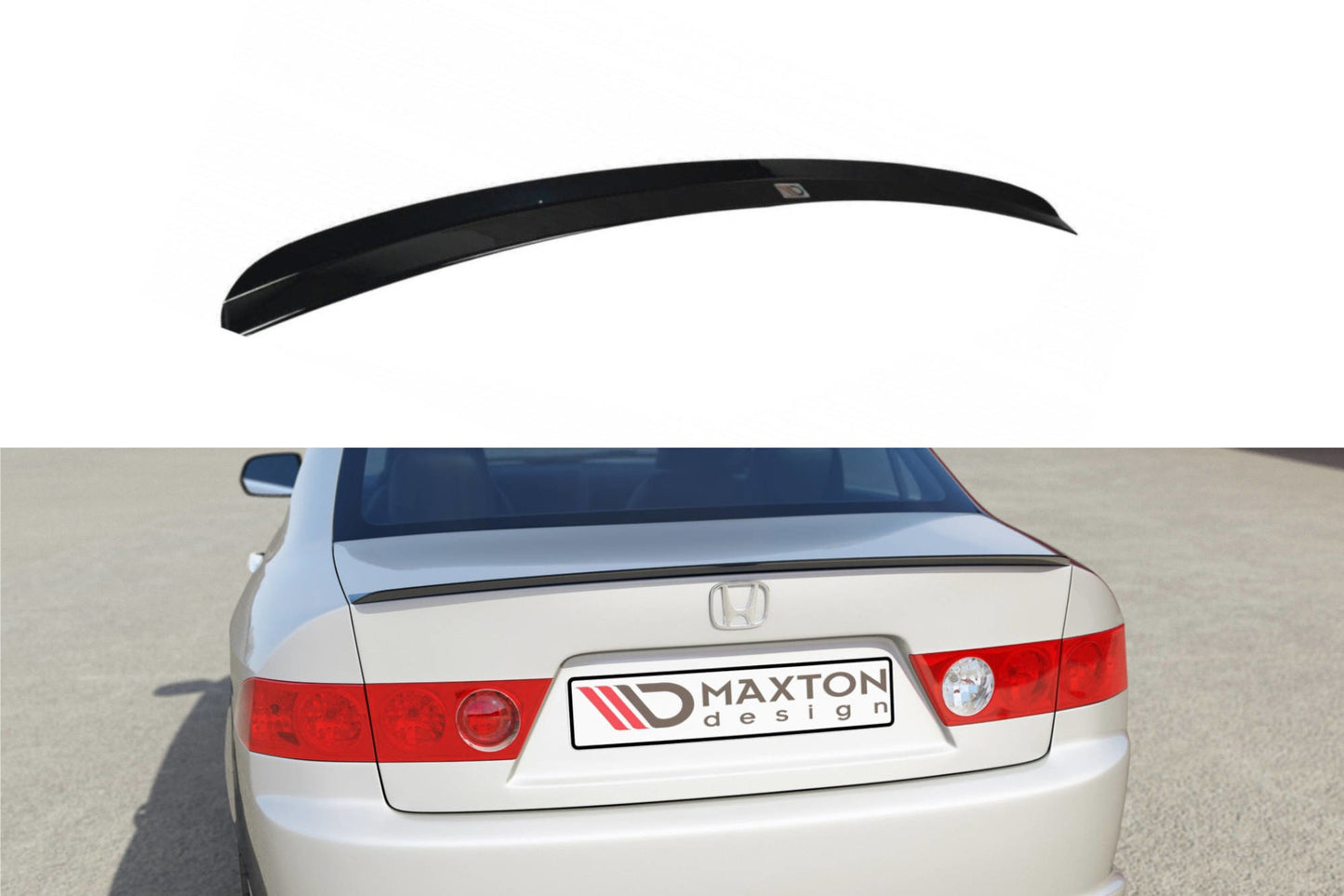 Spoiler CAP für HONDA ACCORD VII TYPE-S schwarz matt