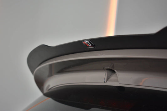 Spoiler CAP für FIAT 500 HATCHBACK SPORT vor Facelift Carbon Look