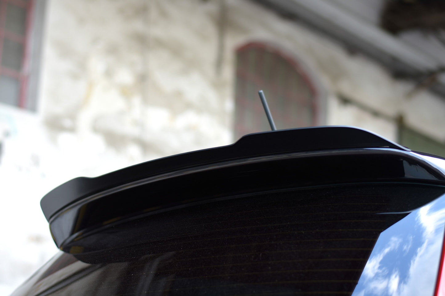 Spoiler CAP für Skoda Fabia RS Mk2 schwarz matt