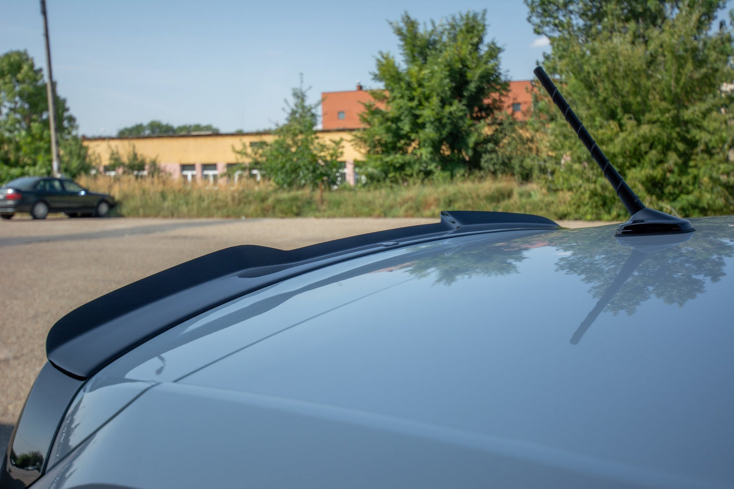 Spoiler CAP für VW POLO MK6 GTI schwarz matt
