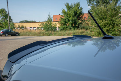 Spoiler CAP für VW POLO MK6 GTI schwarz Hochglanz