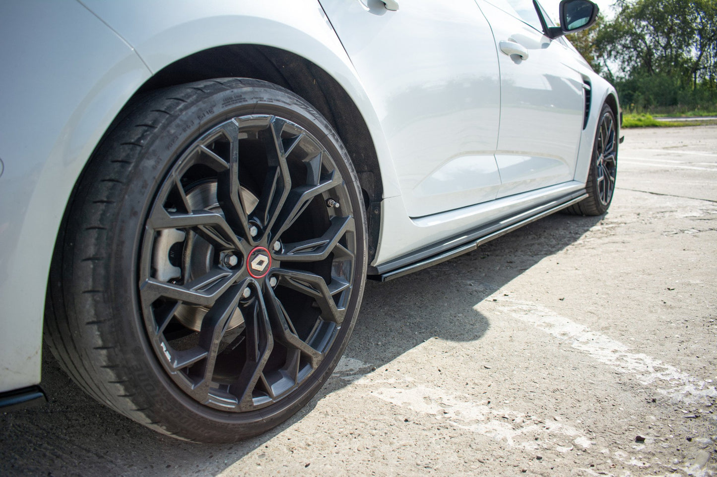 Seitenschweller Ansatz für Renault Megane IV RS schwarz matt