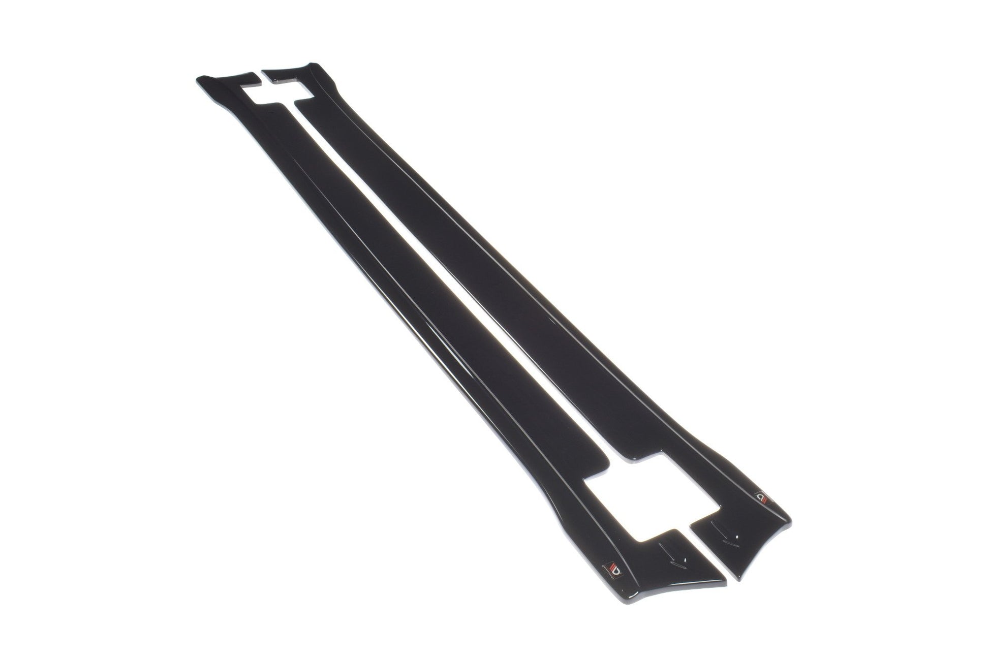 Seitenschweller Ansatz für V.2 für TESLA MODEL X Carbon Look