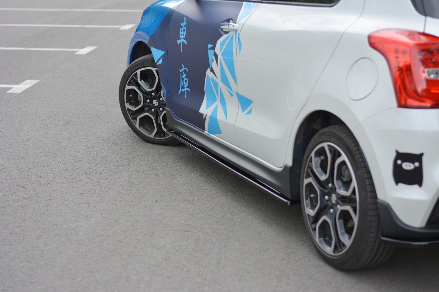 Seitenschweller Ansatz für SUZUKI SWIFT 6 SPORT Carbon Look