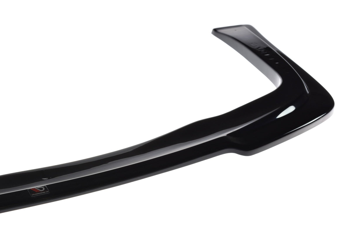 Mittlerer Diffusor Heck Ansatz für MASERATI QUATTROPORTE MK5 FACELIFT schwarz matt