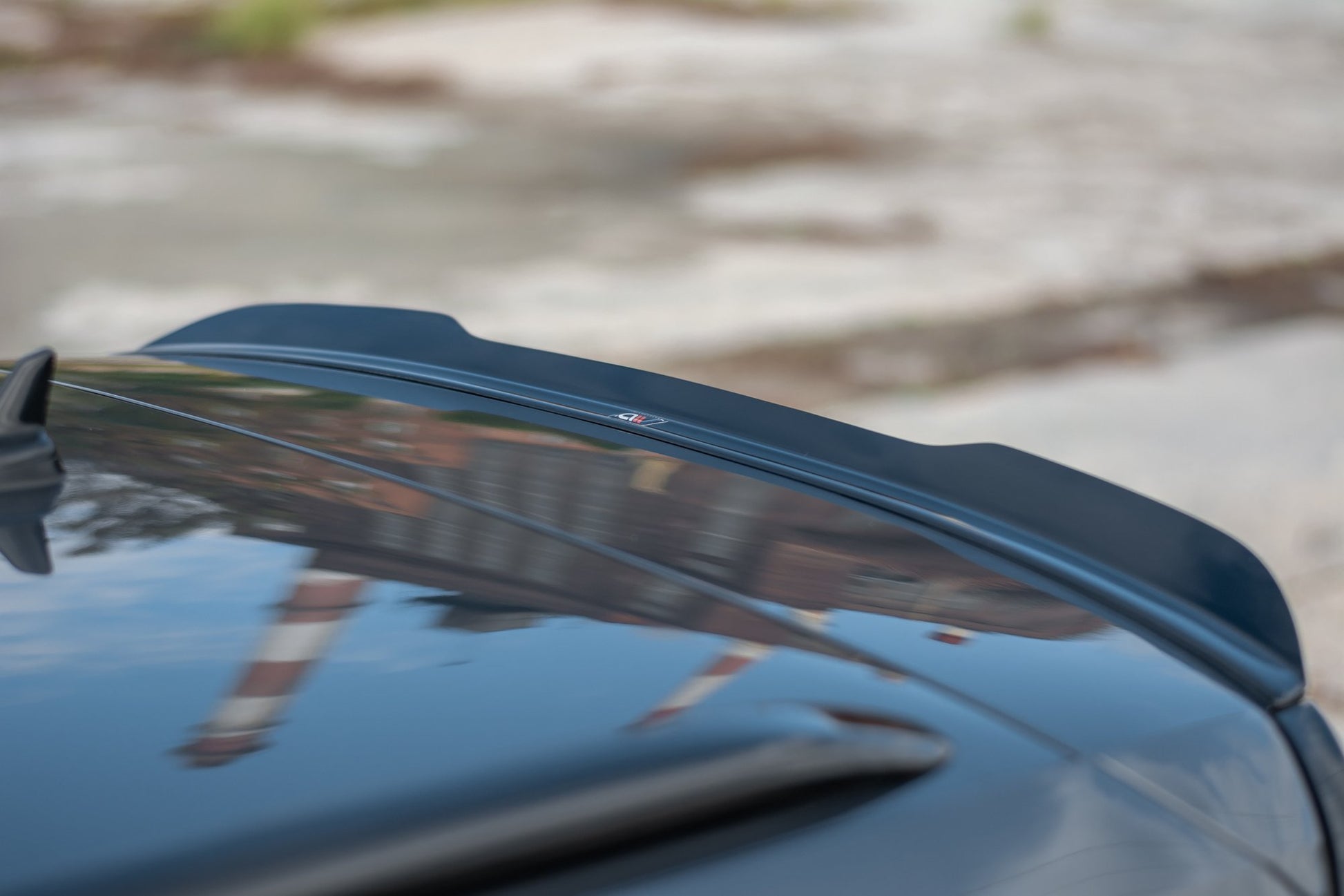 Spoiler CAP für Volkswagen Passat R-Line B8 schwarz matt