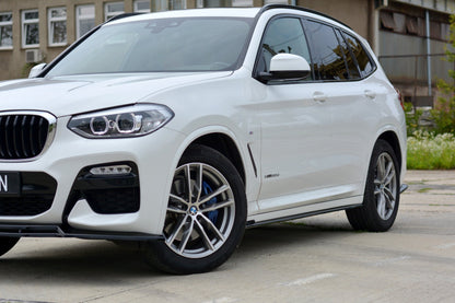 Seitenschweller Ansatz für BMW X3 G01 M Paket schwarz matt