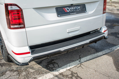 Diffusor Heck Ansatz für Volkswagen T6 Carbon Look