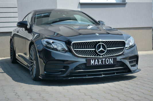 Front Ansatz V.1 für Mercedes-Benz E-Klasse W213 Coupe (C238) AMG-Line schwarz matt