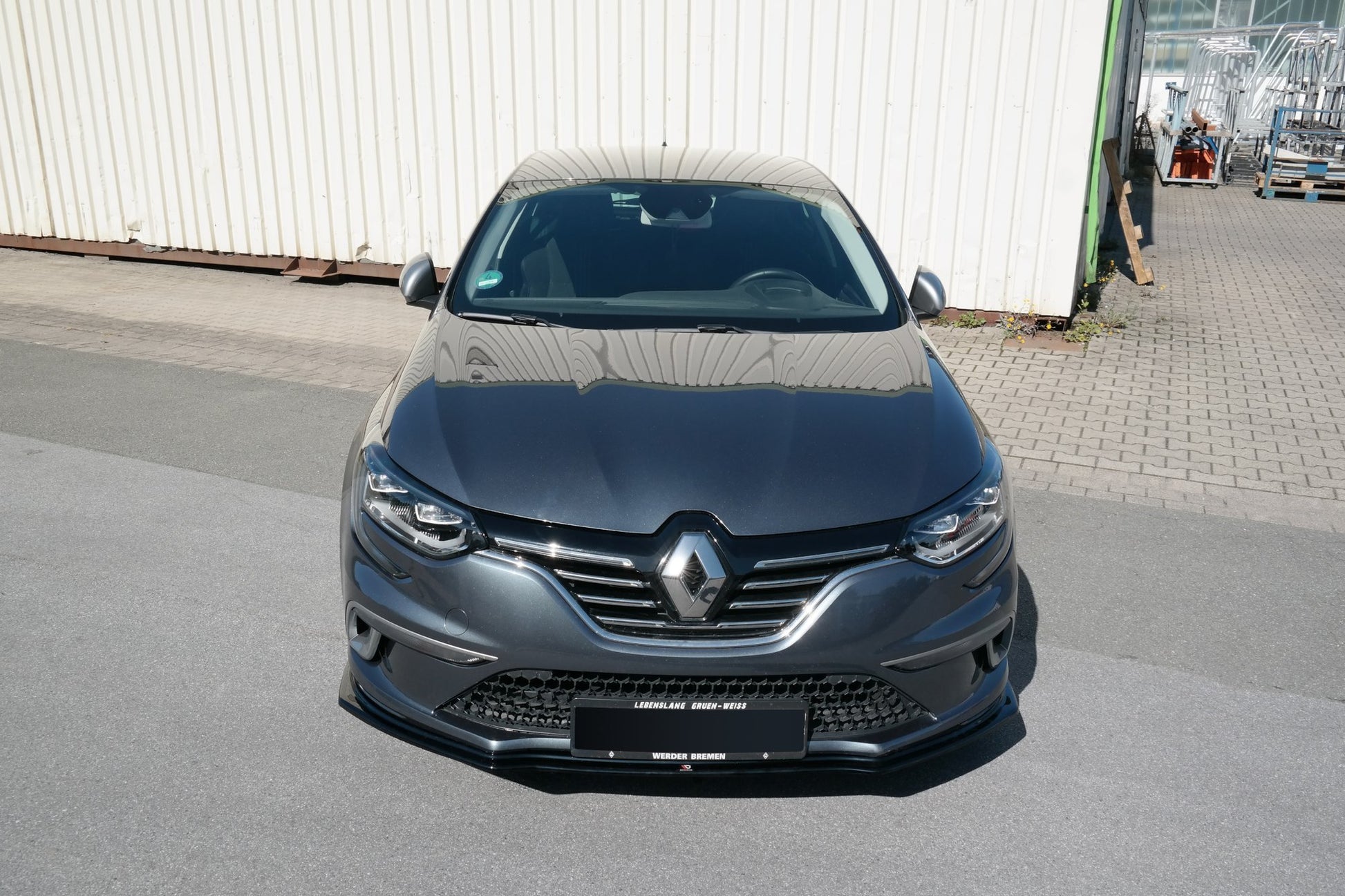 Front Ansatz für Renault Megane Mk.4 GT-Line schwarz matt