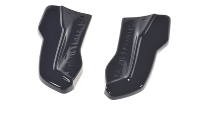 Heck Ansatz Flaps Diffusor für Volvo V40 R-design schwarz matt