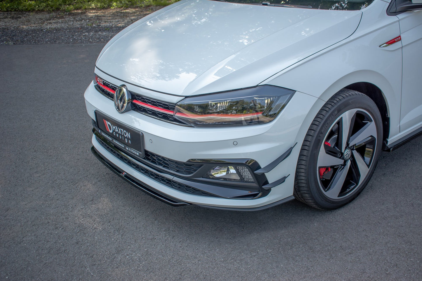 Front Ansatz V.4 für VW Polo GTI Mk6 Carbon Look