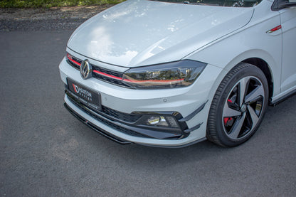 Front Ansatz V.4 für VW Polo GTI Mk6 Carbon Look
