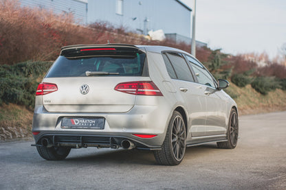 Seitenschweller Ansatz für V.2 für VW Golf 7 GTI (verengen) schwarz matt