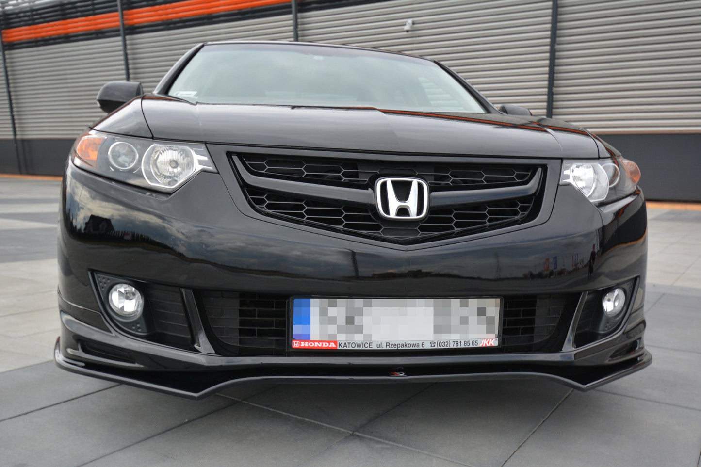 Front Ansatz für HONDA ACCORD MK.8 TYPE-S CU-Serie vor Facelift SEDAN schwarz matt