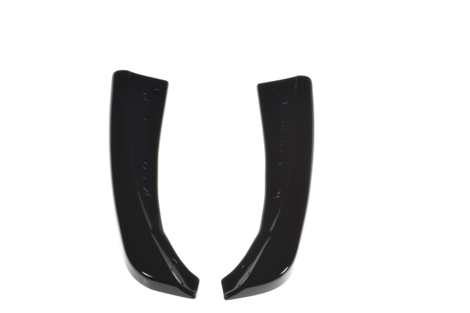 Heck Ansatz Flaps Diffusor für MERCEDES- BENZ C-KLASSE W205 COUPE AMG-LINE schwarz matt