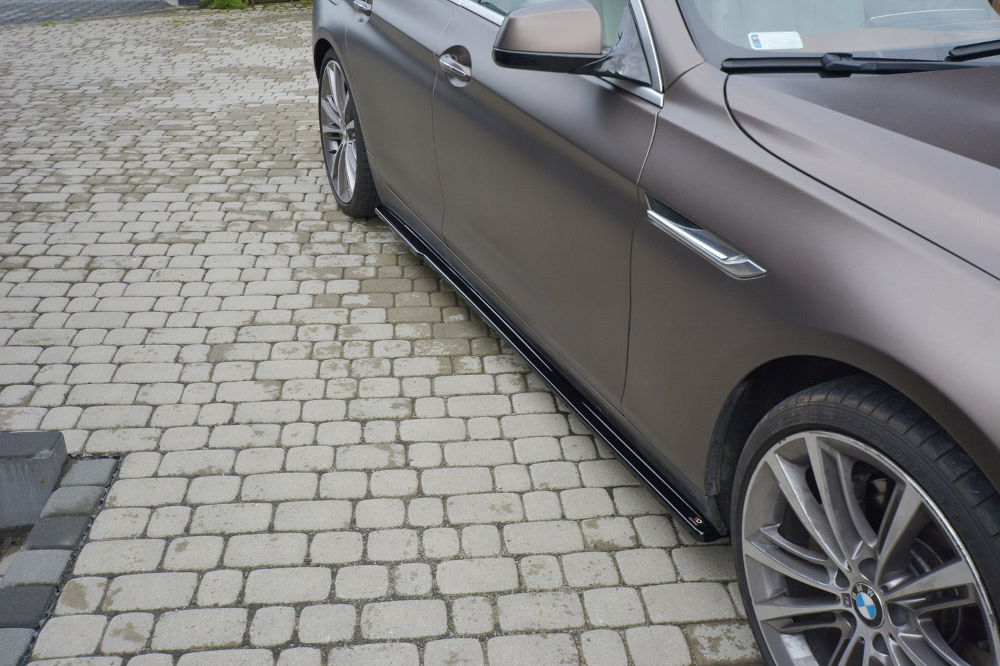 Seitenschweller Ansatz für BMW 6er GRAN COUPÉ Carbon Look