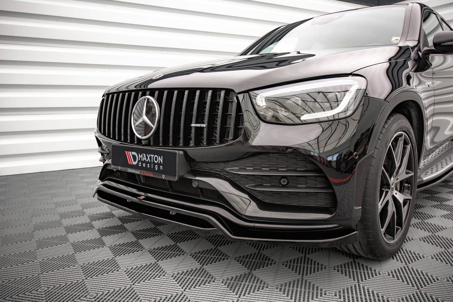 Front Ansatz für Mercedes-Benz GLC Coupe AMG-Line C253 Facelift Carbon Look
