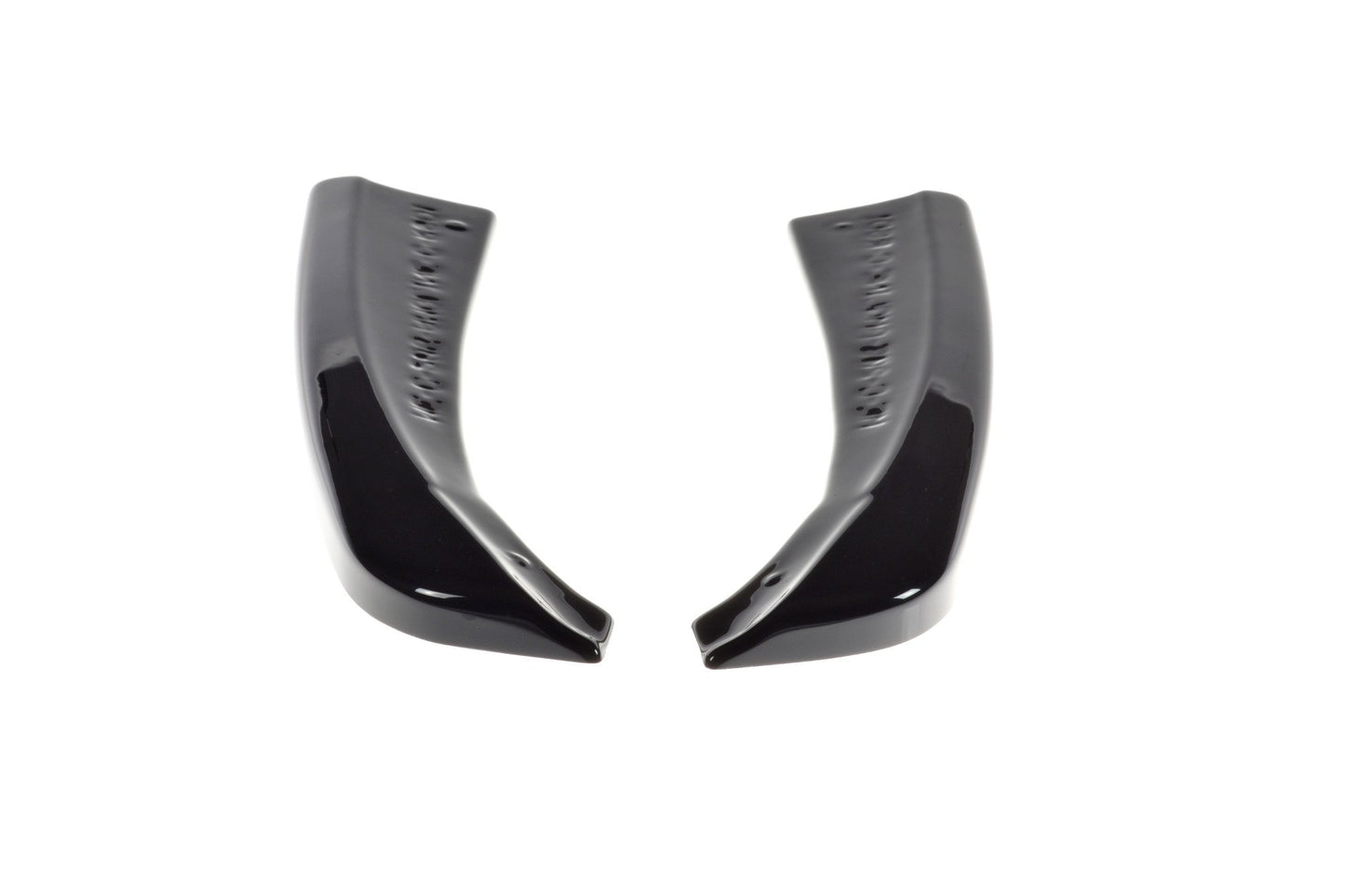 Heck Ansatz Flaps Diffusor für MERCEDES- BENZ C-KLASSE W205 COUPE AMG-LINE Carbon Look