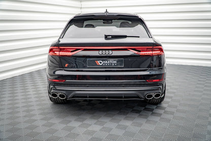 Mittlerer Diffusor Heck Ansatz DTM Look für Audi SQ8 Mk1 Carbon Look
