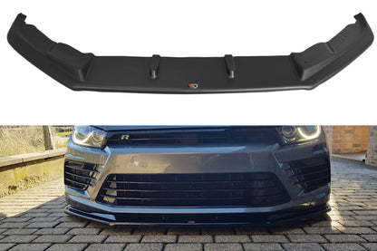 Front Ansatz V.1 für VOLKSWAGEN SCIROCCO MK.3 R FACELIFT Carbon Look