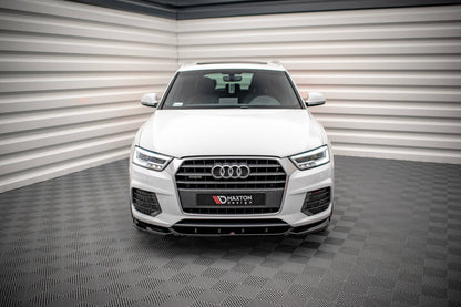 Front Ansatz V.1 für Audi Q3 8U Facelift schwarz matt