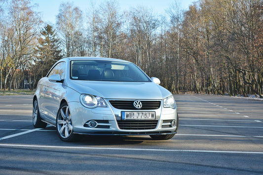 Front Ansatz V.1 für VW EOS schwarz matt
