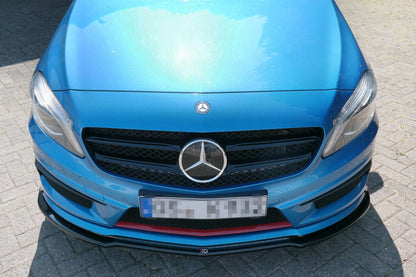 Front Ansatz für Mercedes W176 AMG-LINE vor Facelift Carbon Look