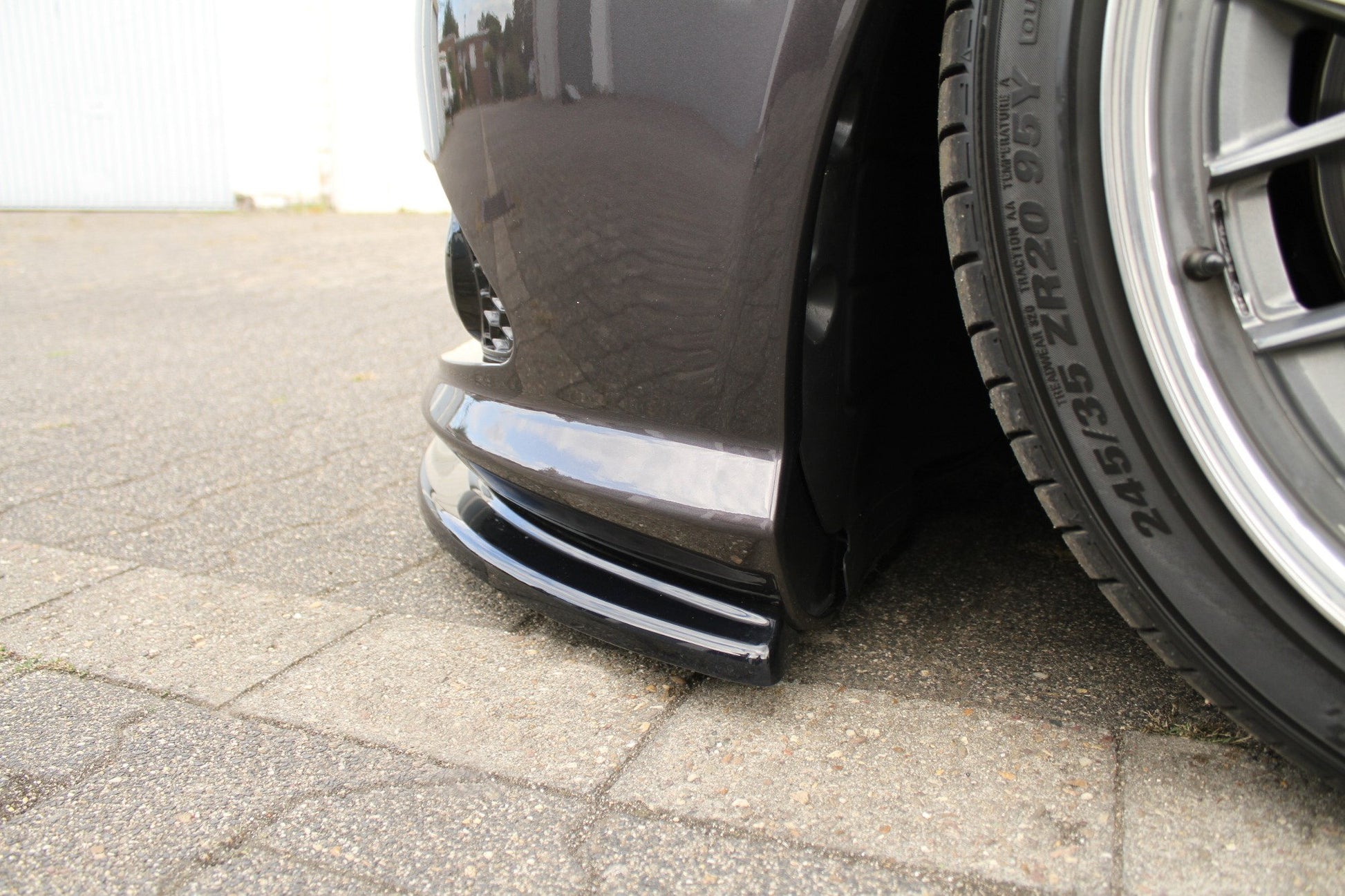 Front Ansatz für MERCEDES CL 500 C216 AMGLINE schwarz matt