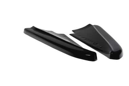 Heck Ansatz Flaps Diffusor für MASERATI QUATTROPORTE MK.6 vor Facelift Carbon Look