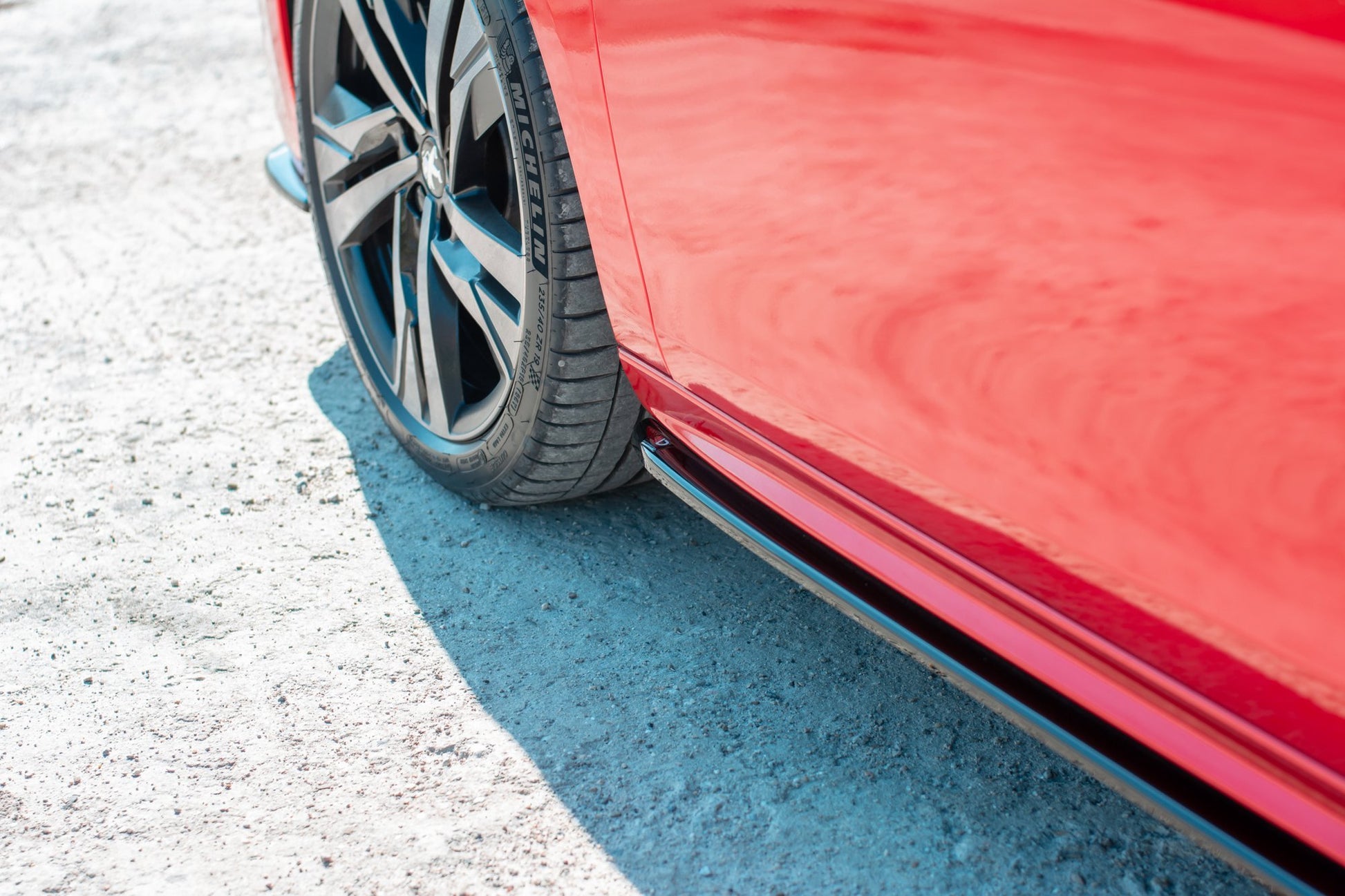 Seitenschweller Ansatz für Peugeot 508 Mk2 Carbon Look