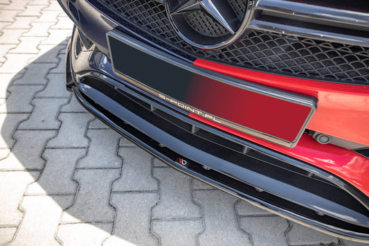 Front Ansatz V.1 für Mercedes-Benz A45 Aero W176 Facelift schwarz matt