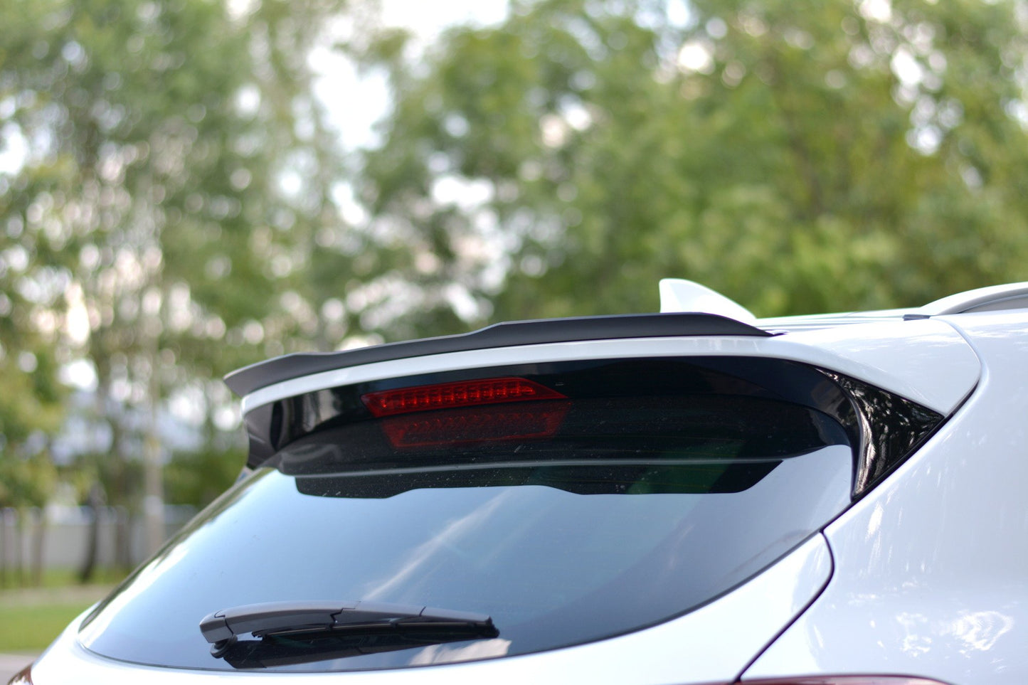 Spoiler CAP für Hyundai Tucson Mk3 Facelift schwarz matt