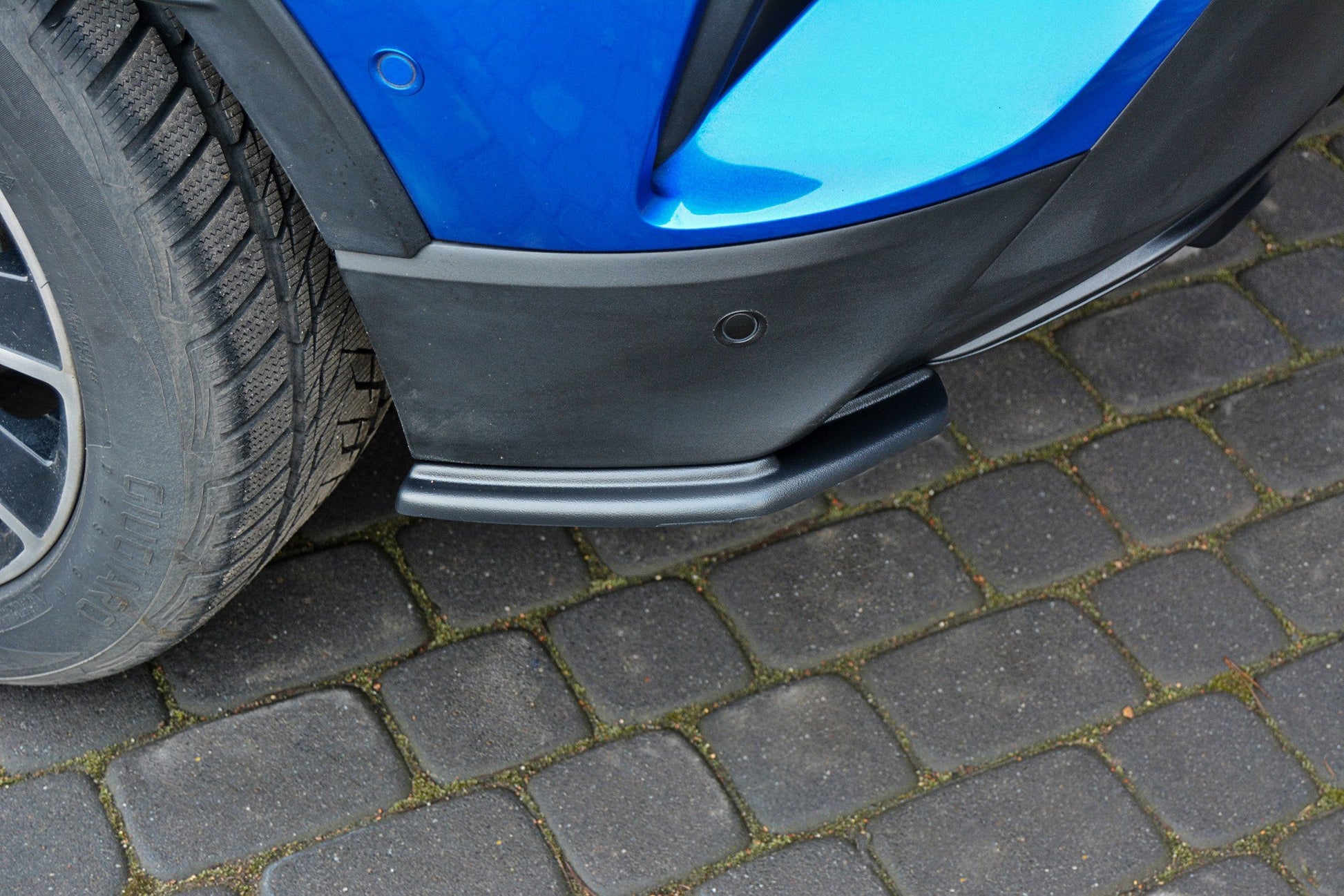 Heck Ansatz Flaps Diffusor für TOYOTA C-HR  schwarz matt