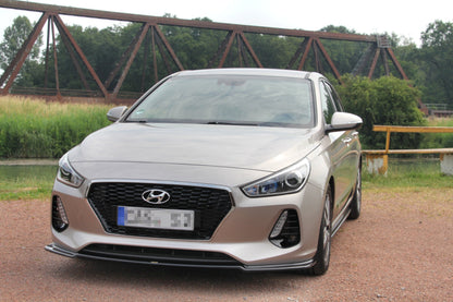 Front Ansatz V.1 für HYUNDAI I30 MK3 HATCHBACK  Carbon Look
