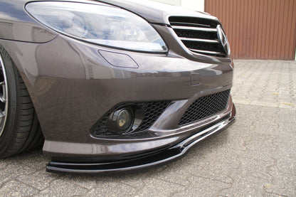 Front Ansatz für MERCEDES CL 500 C216 AMGLINE schwarz matt