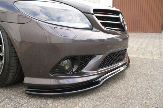 Front Ansatz für MERCEDES CL 500 C216 AMGLINE schwarz matt