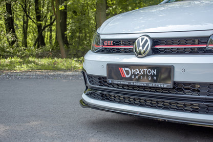 Front Ansatz V.2 für VW POLO MK6 GTI schwarz matt