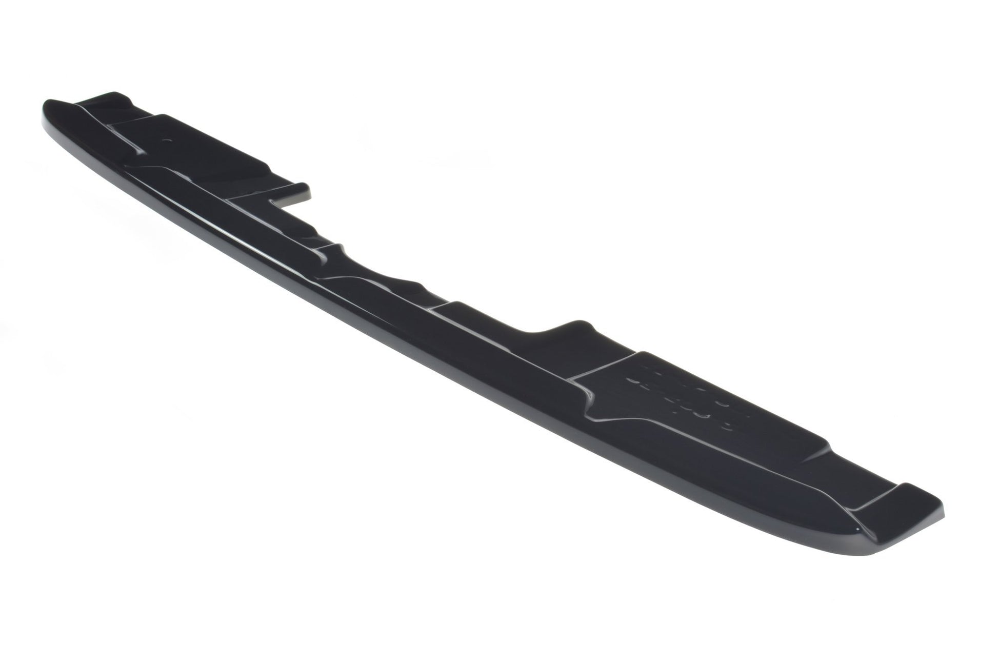 Mittlerer Diffusor Heck Ansatz für(ohne vertikale balken)  Peugeot 508 SW Mk2 schwarz Hochglanz