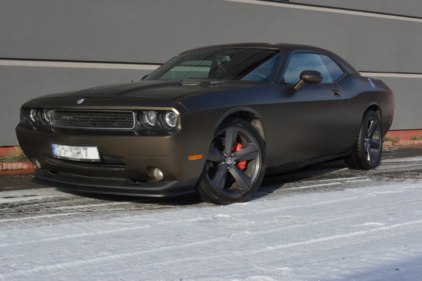 Front Ansatz für DODGE CHALLENGER MK3. PHASE-I SRT8 COUPE  Carbon Look