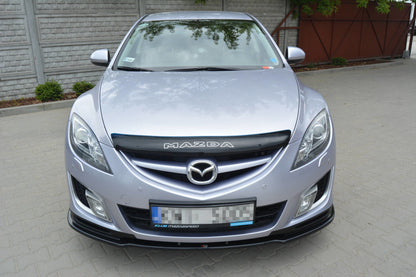Front Ansatz für MAZDA 6 MK2 SPORT HATCH (GH-SERIES) vor Facelift Carbon Look