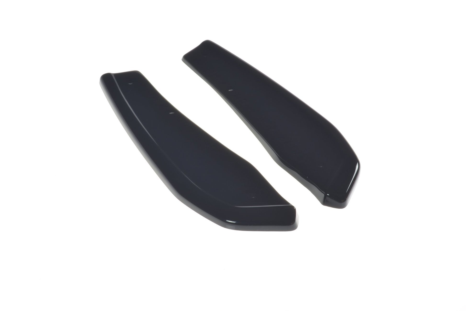 Heck Ansatz Flaps Diffusor für BMW X4 M-Paket G02 schwarz matt