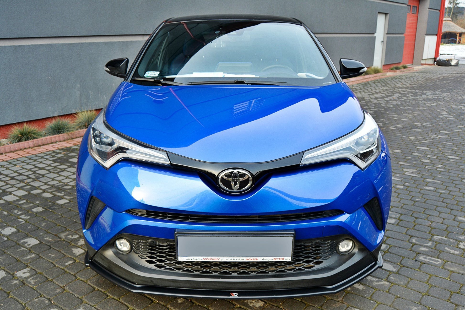 Front Ansatz V.1 für TOYOTA C-HR  schwarz matt