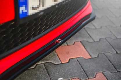 Front Ansatz V.2 für VOLKSWAGEN POLO MK5 GTI 6R vor Facelift schwarz matt