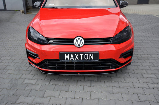 Front Ansatz V.5 für VW Golf 7 R / R-Line Facelift Carbon Look